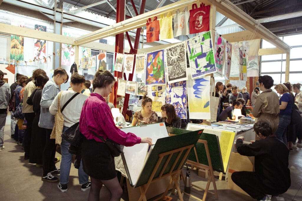 Salon des indépendant·es, Festival Central Vapeur, mars 2024. Photo ©Alicia Gardès